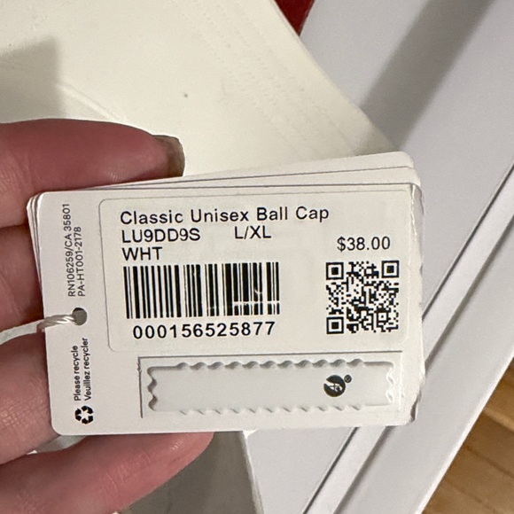 lululemon Cream Hat with Lemon Design - Picture 2 of 4